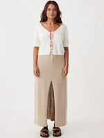 Load image into Gallery viewer, Poppy Short Sleeve Top - Cream
