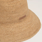 Load image into Gallery viewer, Sunny Crushable Straw Bucket Hat - Sand
