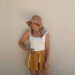 Load image into Gallery viewer, Sunny Crushable Straw Bucket Hat - Husk
