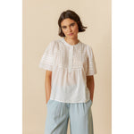 Load image into Gallery viewer, Embroidered Voile Blouse
